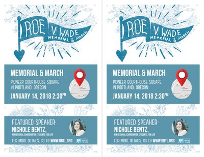 Roe V Wade memorial 2018 Nichole Bentz 2sides